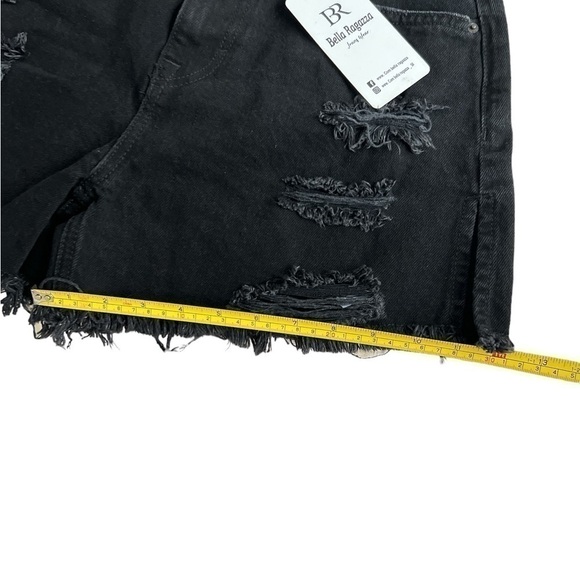 Only Distressed Rip Denim Mini Short - Picture 8 of 9